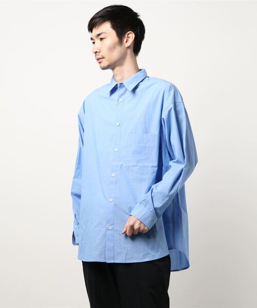 FREAK'S STORE（フリークスストア）の「ﾋﾞｯｸｼﾙｴｯﾄR/SH（シャツ/ブラウス・メンズ・ホワイト/オフホワイト/サックスブルー/ブルー・MEDIUM/LARGE）」の4枚目の写真