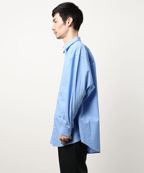 FREAK'S STORE（フリークスストア）の「ﾋﾞｯｸｼﾙｴｯﾄR/SH（シャツ/ブラウス・メンズ・ホワイト/オフホワイト/サックスブルー/ブルー・MEDIUM/LARGE）」の6枚目の写真