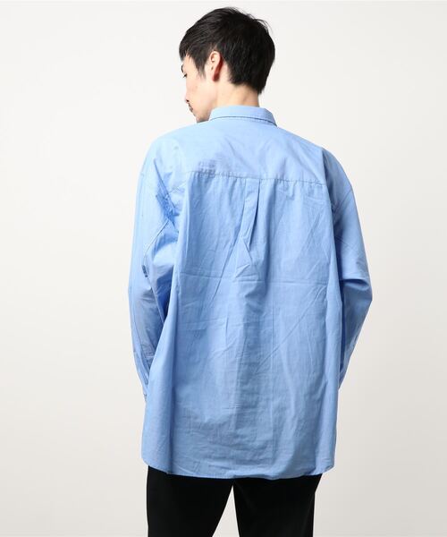 FREAK'S STORE（フリークスストア）の「ﾋﾞｯｸｼﾙｴｯﾄR/SH（シャツ/ブラウス・メンズ・ホワイト/オフホワイト/サックスブルー/ブルー・MEDIUM/LARGE）」の5枚目の写真