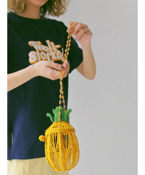 Ungrid（アングリッド）の「パイナップルショルダーバッグ（ショルダーバッグ・レディース・イエロー・FREE）」の3枚目の写真