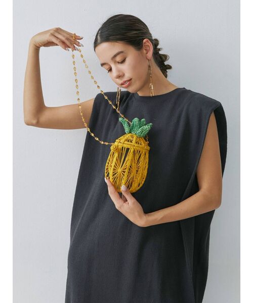 Ungrid（アングリッド）の「パイナップルショルダーバッグ（ショルダーバッグ・レディース・イエロー・FREE）」の11枚目の写真