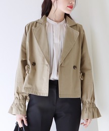 BLUEEAST | キャンディースリーブショートトレンチ(トレンチコート)