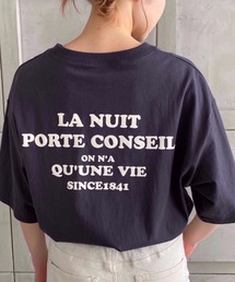 moment+ | 【2021S/S New Arrival】コットン100％カラーロゴプリント半袖T(Tシャツ/カットソー)