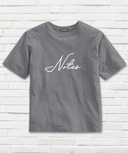 THE CASUAL（カジュアル）の「プリント半袖Tシャツ カットソー キッズ（Tシャツ/カットソー・キッズ・ベージュ/グレー系/オレンジ/ミント/チャコール/ラベンダー/ブラック/杢グレー/オフホワイト/モカ・150cm/140cm/130cm/110cm/120cm/160cm/100cm）」の5枚目の写真