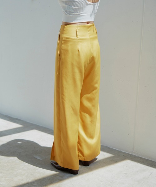 Happy John（ハッピージョン）の「センタースリットカラーパンツ（その他パンツ・レディース・ブラック/グリーン/マスタード・SMALL/MEDIUM）」の10枚目の写真