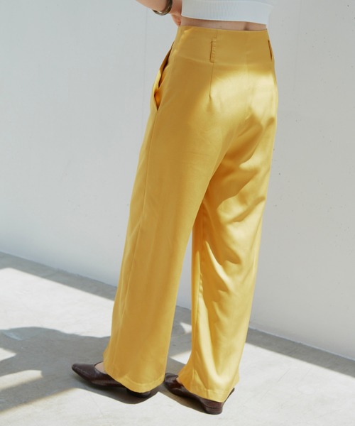 Happy John（ハッピージョン）の「センタースリットカラーパンツ（その他パンツ・レディース・ブラック/グリーン/マスタード・SMALL/MEDIUM）」の20枚目の写真