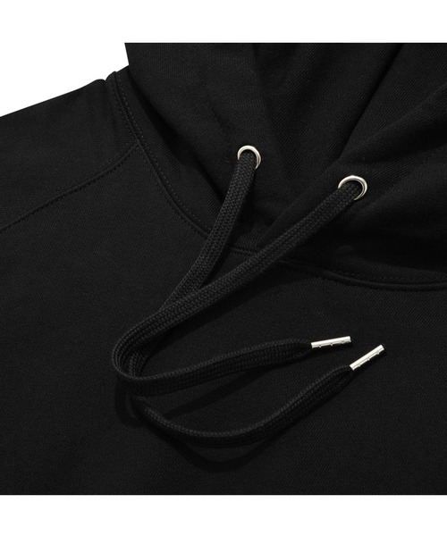 WOOALONG(ウアロン)の「『WOOALONG/ウアロン』Original balloon-fit hoodie/バルーンロゴ プルオーバーパーカー(パーカー・メンズ・ブラック/グレー・M/L)」の9枚目の写真