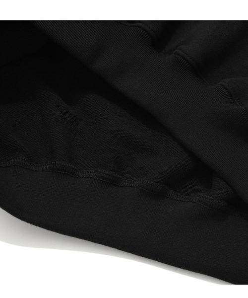 WOOALONG(ウアロン)の「『WOOALONG/ウアロン』Original balloon-fit hoodie/バルーンロゴ プルオーバーパーカー(パーカー・メンズ・ブラック/グレー・M/L)」の3枚目の写真