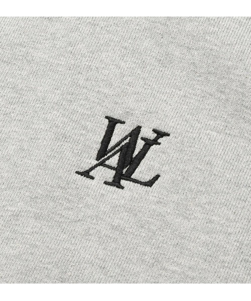 WOOALONG(ウアロン)の「『WOOALONG/ウアロン』Original balloon-fit hoodie/バルーンロゴ プルオーバーパーカー(パーカー・メンズ・ブラック/グレー・M/L)」の5枚目の写真