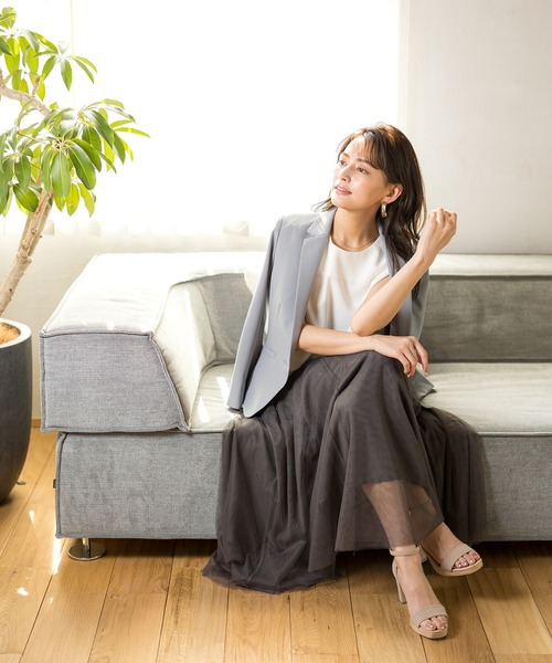 WHITE JOOLA(ホワイトジョーラ)の「【洗濯機で洗える】抗菌ストレッチ・多機能テーラードジャケット(前裏付)(テーラードジャケット・レディース・ブラック/グレー/グレイッシュベージュ・7号/9号/11号/13号)」の5枚目の写真