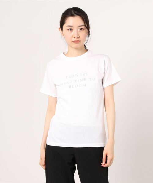 WESTSEA(ウエストシー)の「クルーネック ロゴ 半袖Tシャツ(Tシャツ/カットソー・レディース・ホワイト/スカイブルー/ピンク/イエロー系その他・FREE)」の8枚目の写真