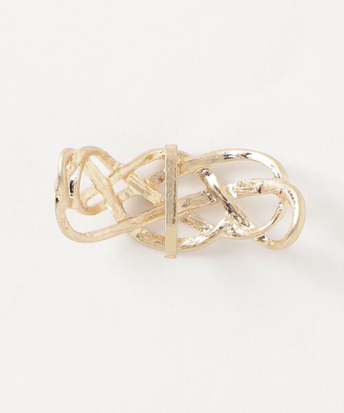 Dorothy Lang（ドロシーラング）の「Dorothy Lang (ドロシーラング)　メタルヘアカフ（バレッタ/ヘアクリップ・レディース・ゴールド・FREE）」の2枚目の写真