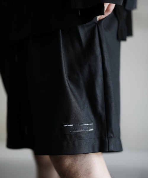 ATTACHMENT（アタッチメント）の「RE BRIGHT JERSEY EASY SHORTS（その他パンツ・メンズ・ブラック/ダークグリーン・1/2/3）」の4枚目の写真