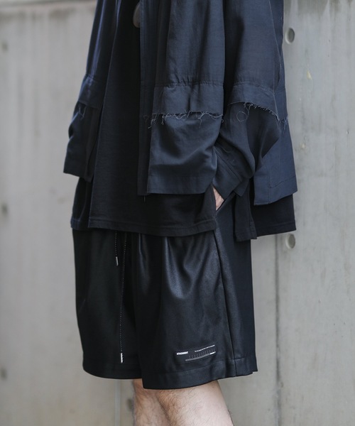 ATTACHMENT（アタッチメント）の「RE BRIGHT JERSEY EASY SHORTS（その他パンツ・メンズ・ブラック/ダークグリーン・1/2/3）」の7枚目の写真