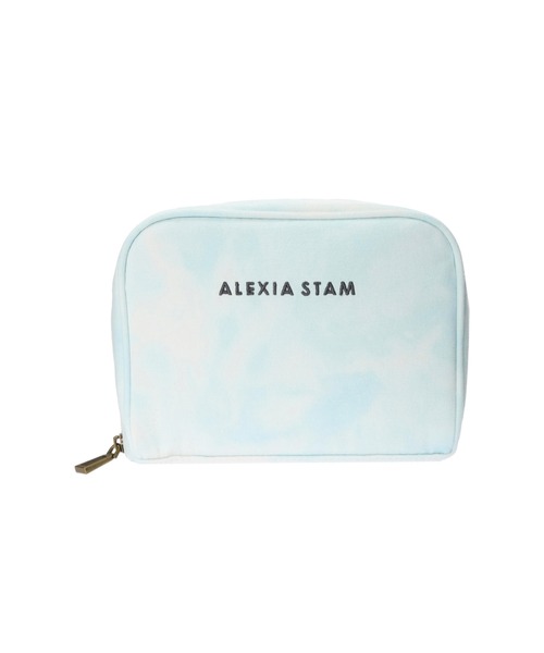 ALEXIA STAM（アリシアスタン）の「Tie Dye Logo Pouch/タイダイロゴポーチ（ポーチ・レディース・ブルー・FREE）」の2枚目の写真