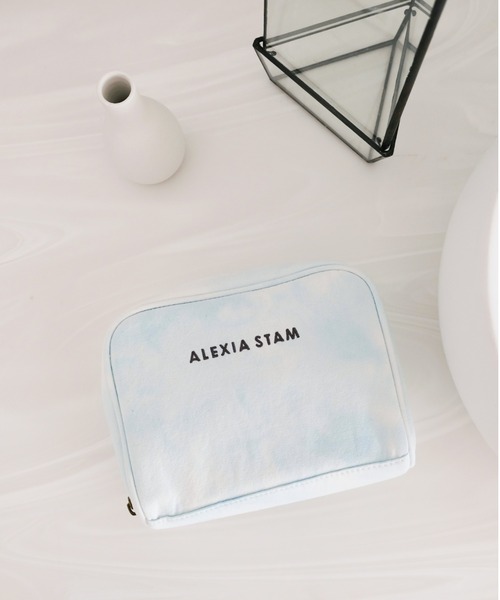 ALEXIA STAM（アリシアスタン）の「Tie Dye Logo Pouch/タイダイロゴポーチ（ポーチ・レディース・ブルー・FREE）」の8枚目の写真