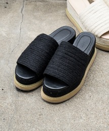 Kastane | 厚底カラージュートサンダル(サンダル)