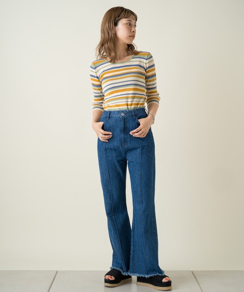 Kastane(カスタネ)の「厚底カラージュートサンダル(サンダル・レディース・ブラック/アイボリー・36/38/37)」の8枚目の写真