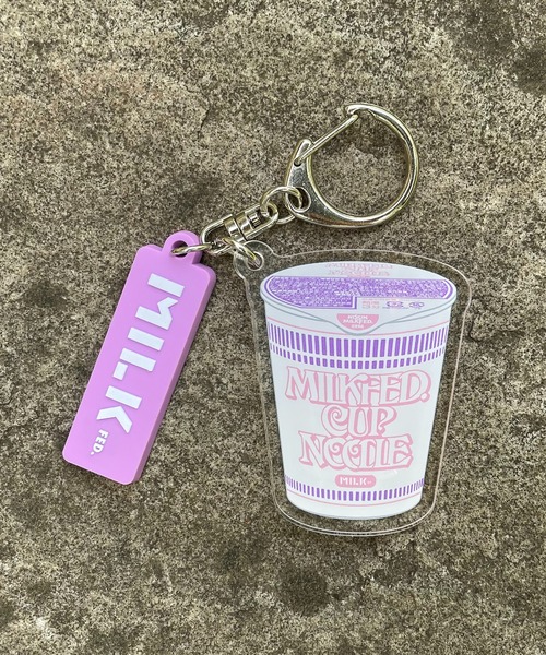 MILKFED.（ミルクフェド）の「CUPNOODLE×MILKFED KEY CHAIN（その他小物・レディース・イエロー/ブルー/ライトパープル/レッド・ONE SIZE）」の3枚目の写真