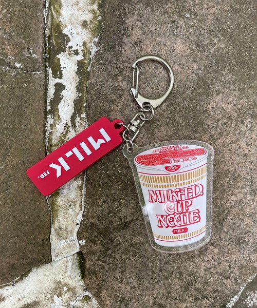 MILKFED.（ミルクフェド）の「CUPNOODLE×MILKFED KEY CHAIN（その他小物・レディース・イエロー/ブルー/ライトパープル/レッド・ONE SIZE）」の4枚目の写真