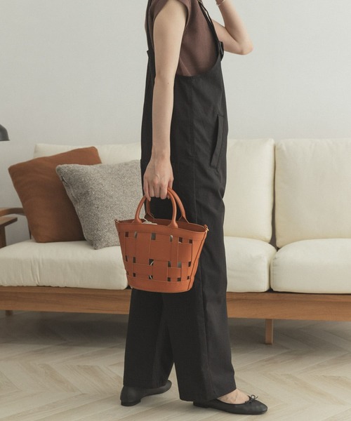 FORK&SPOON（フォークアンドスプーン）の「FORK&SPOON　タスランストレッチオーバーオール（サロペット/オーバーオール・レディース・ブラック/ブラウン・ONE）」の20枚目の写真