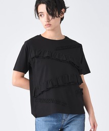 デザインフリルTシャツ