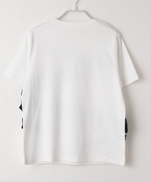 RAW FUDGE(ローファッジ)の「デザインフリルTシャツ(Tシャツ/カットソー・レディース・ホワイト/ブラック/オフホワイト・M)」の13枚目の写真