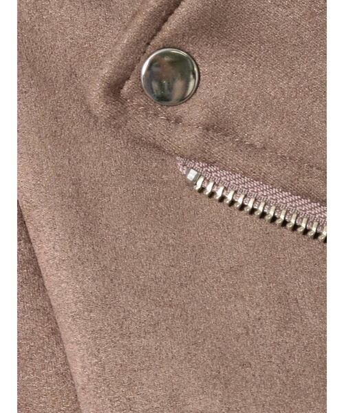 MERCURYDUO(マーキュリーデュオ)の「フェイクスエードライダースジャケット(テーラードジャケット・レディース・ブラウン/アイボリー・FREE)」の21枚目の写真