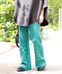 JOINT WORKS | J-ウェーブチェックジャガードパンツ(その他パンツ)