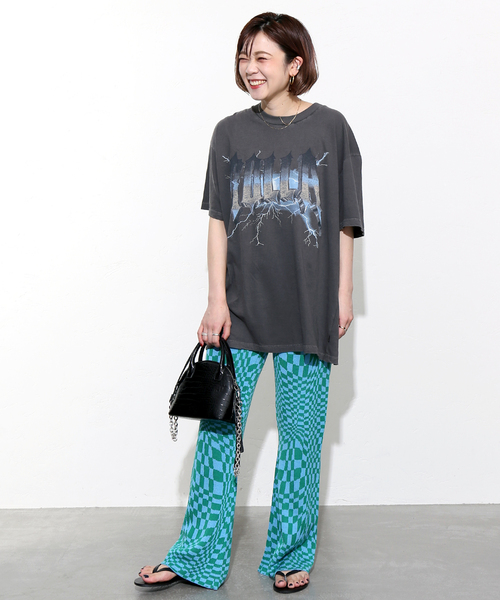 JOINT WORKS（ジョイントワークス）の「J-ウェーブチェックジャガードパンツ（その他パンツ・レディース・ブラック/ブルー系その他/ボルドー・FREE）」の17枚目の写真
