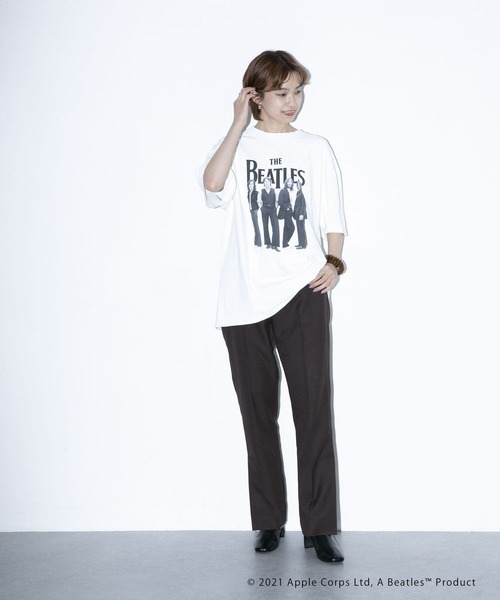 URBAN RESEARCH（アーバンリサーチ）の「URBAN RESEARCH iD　BEATLES 1969 T-SHIRTS（Tシャツ/カットソー・メンズ・ホワイト/スミクロ・MEDIUM/LARGE）」の9枚目の写真