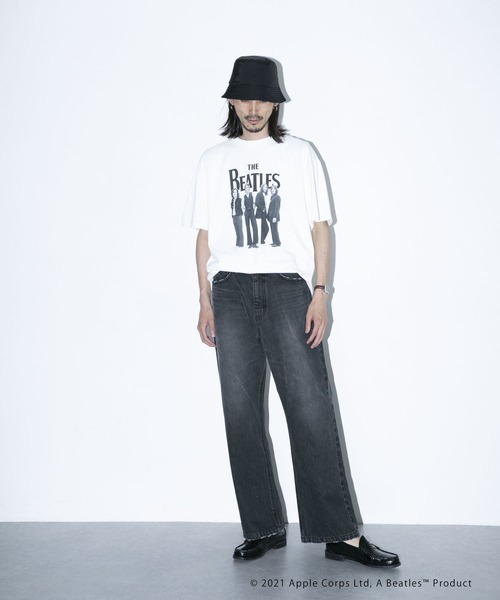 URBAN RESEARCH（アーバンリサーチ）の「URBAN RESEARCH iD　BEATLES 1969 T-SHIRTS（Tシャツ/カットソー・メンズ・ホワイト/スミクロ・MEDIUM/LARGE）」の3枚目の写真