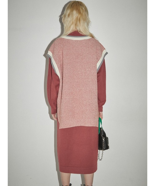 PAMEO POSE（パメオポーズ）の「Multi 2way Knit Dress（ワンピース・レディース・ブラック/ピンク/ブルー・FREE）」の20枚目の写真