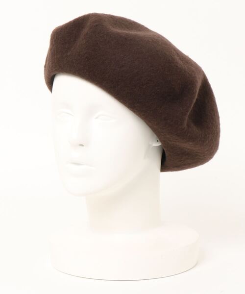 ADAM ET ROPE'(アダムエロペ)の「【NAISSANCE】NAPPING WOOL B(ハンチング/ベレー帽・メンズ・ダークブラウン/ブルー/オレンジ/ブラック・FREE)」の3枚目の写真
