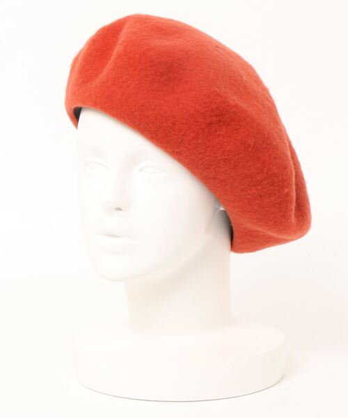 ADAM ET ROPE'(アダムエロペ)の「【NAISSANCE】NAPPING WOOL B(ハンチング/ベレー帽・メンズ・ダークブラウン/ブルー/オレンジ/ブラック・FREE)」の1枚目の写真