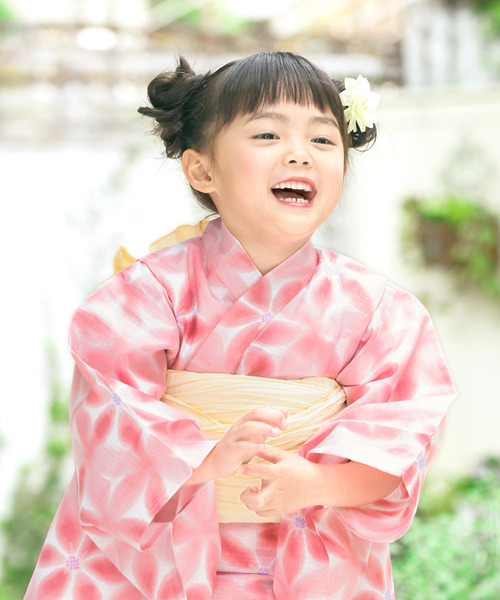 選べるキッズ浴衣2点セット （浴衣＋帯）