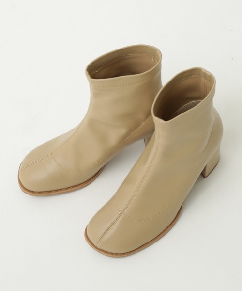 RAY CASSIN（レイカズン）の「ストレッチオブリークブーツ（ブーツ・レディース・ブラック/ベージュ/ブラウン/キナリ・SMALL/MEDIUM/LARGE）」の22枚目の写真