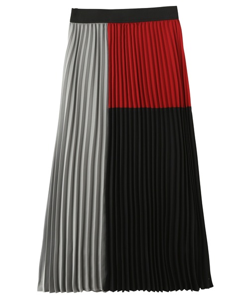 MILKFED.(ミルクフェド)の「COLORBLOCK PLEATED SKIRT(スカート・レディース・ブラック/ネイビー/グリーン・ONE SIZE)」の13枚目の写真