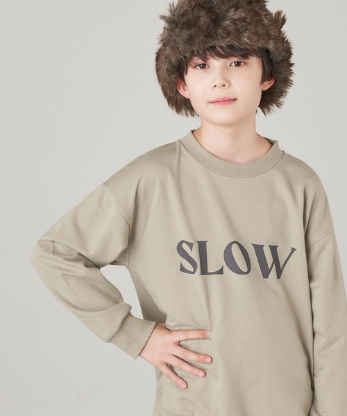&yam(アンドヤム)の「ビッグロゴスウェット【親子お揃い/リンクコーデ】(スウェット・レディース・グレー/ブラウン/パープル・FREE)」の9枚目の写真