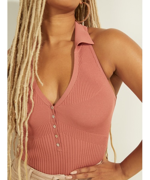 Guess(ゲス)の「Eden Sweater Tank(その他トップス・レディース・ライトブラウン/ピンク・MEDIUM/X-SMALL/SMALL)」の9枚目の写真