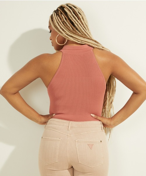 Guess(ゲス)の「Eden Sweater Tank(その他トップス・レディース・ライトブラウン/ピンク・MEDIUM/X-SMALL/SMALL)」の8枚目の写真
