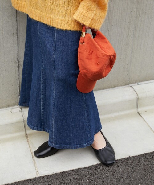 FREAK'S STORE（フリークスストア）の「▽【WEB限定】スクエアトゥギャザーバレエシューズ（バレエシューズ・レディース・ブラック/ダークブラウン/ナチュラル・23.5cm/24.0cm/25.0cm/22.5cm/24.5cm/23.0cm）」の2枚目の写真