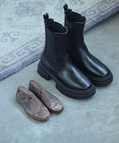 MAISON SPECIAL ボリュームソールショートブーツ UNISEX》【SPECIAL SHOES FACTORY COLLABORATION】Tank-Sole