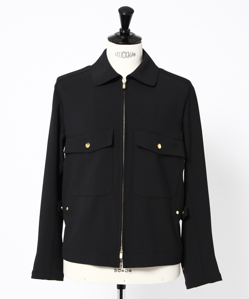 DESIGNWORKS(デザインワークス)の「2WAY ギャバイタリア軍 ジャケット(ブルゾン・メンズ・ブラック・48/46/44)」の17枚目の写真