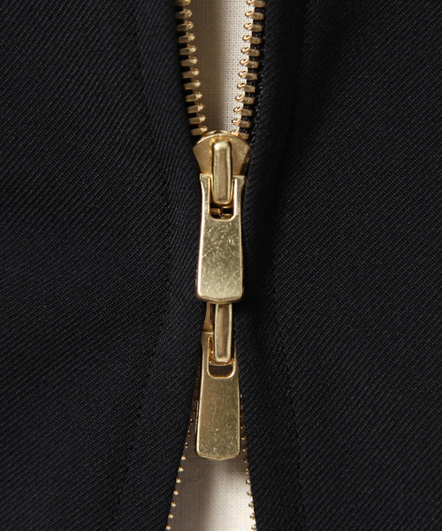 DESIGNWORKS(デザインワークス)の「2WAY ギャバイタリア軍 ジャケット(ブルゾン・メンズ・ブラック・48/46/44)」の12枚目の写真