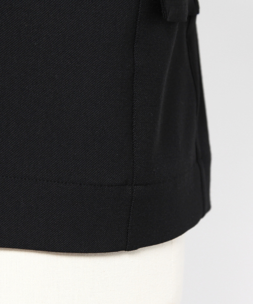 DESIGNWORKS(デザインワークス)の「2WAY ギャバイタリア軍 ジャケット(ブルゾン・メンズ・ブラック・48/46/44)」の8枚目の写真