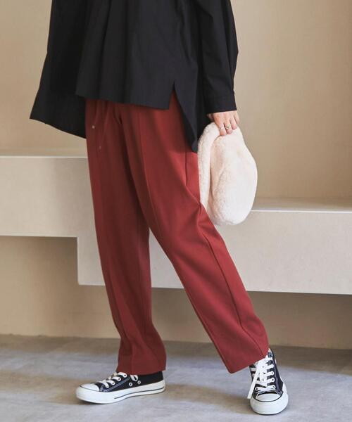 coen（コーエン）の「カルゼイージーテーパードパンツ（その他パンツ・レディース・ブラック/ダークブラウン/ロイヤルブルー/レンガ・SMALL/MEDIUM/LARGE）」の5枚目の写真