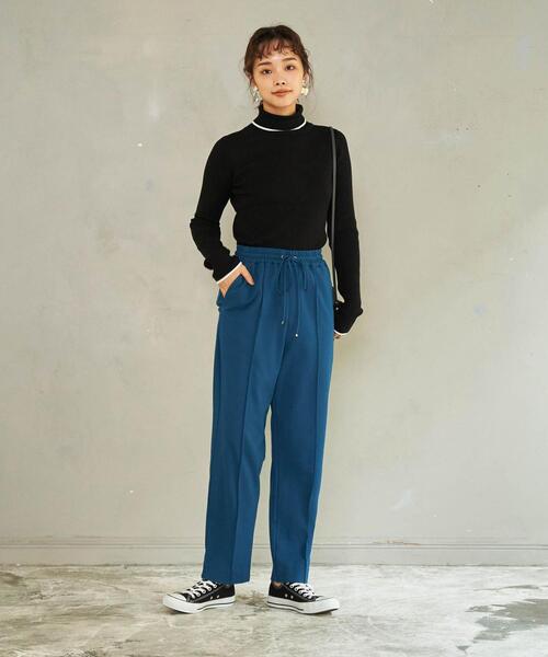 coen（コーエン）の「カルゼイージーテーパードパンツ（その他パンツ・レディース・ブラック/ダークブラウン/ロイヤルブルー/レンガ・SMALL/MEDIUM/LARGE）」の8枚目の写真