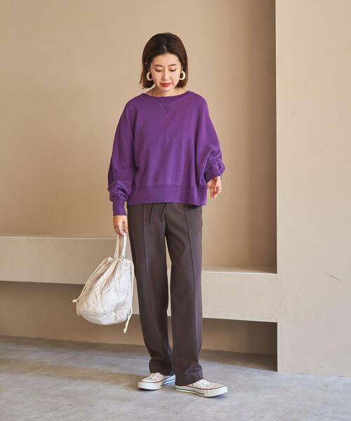 coen（コーエン）の「カルゼイージーテーパードパンツ（その他パンツ・レディース・ブラック/ダークブラウン/ロイヤルブルー/レンガ・SMALL/MEDIUM/LARGE）」の11枚目の写真