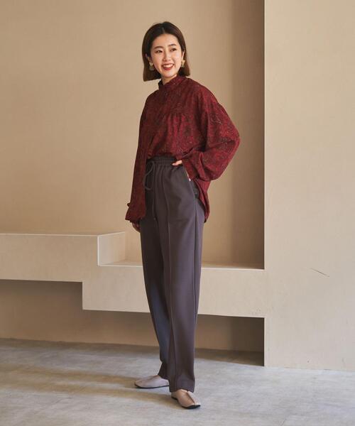 coen（コーエン）の「カルゼイージーテーパードパンツ（その他パンツ・レディース・ブラック/ダークブラウン/ロイヤルブルー/レンガ・SMALL/MEDIUM/LARGE）」の17枚目の写真